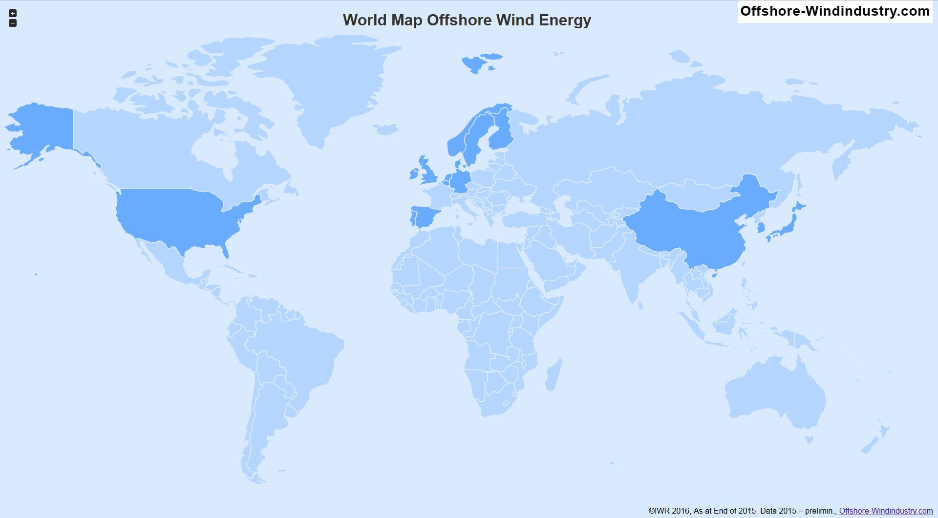 offshore map worlwide